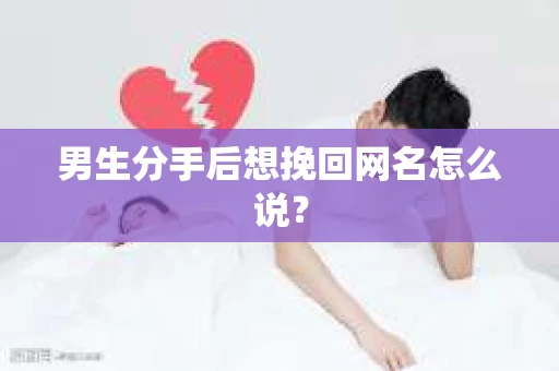 男生分手后想挽回网名怎么说？