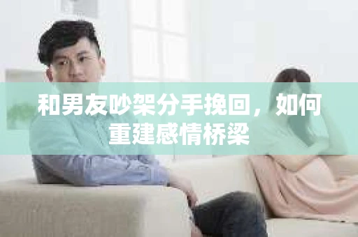 和男友吵架分手挽回，如何重建感情桥梁