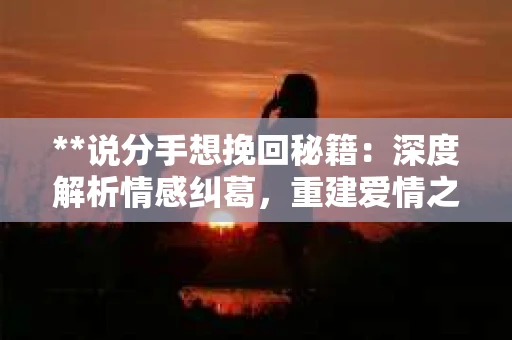 **说分手想挽回秘籍：深度解析情感纠葛，重建爱情之路**