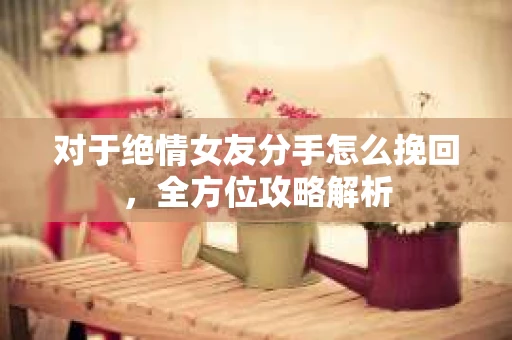 对于绝情女友分手怎么挽回，全方位攻略解析
