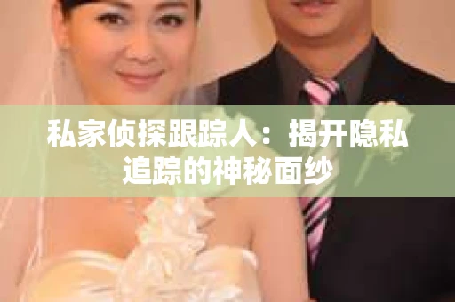 私家侦探跟踪人：揭开隐私追踪的神秘面纱