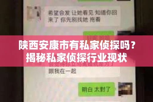 陕西安康市有私家侦探吗？揭秘私家侦探行业现状