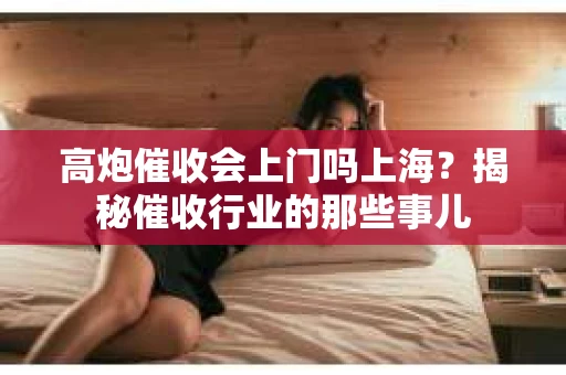 高炮催收会上门吗上海？揭秘催收行业的那些事儿