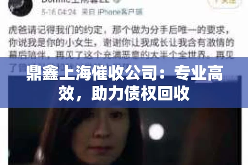 鼎鑫上海催收公司：专业高效，助力债权回收
