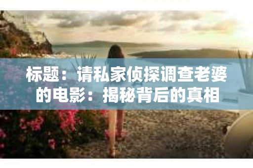 标题：请私家侦探调查老婆的电影：揭秘背后的真相