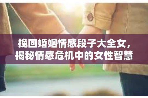 挽回婚姻情感段子大全女，揭秘情感危机中的女性智慧